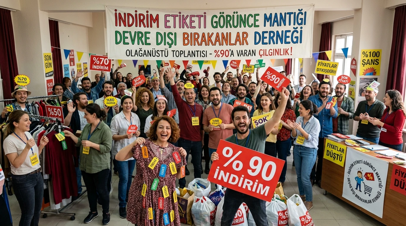 İndirim Etiketi Görünce Mantığı Devre Dışı Bırakanlar Derneği